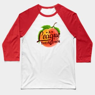 A League Of Their Own - Peach Baseball T-Shirt